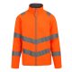Regatta RETRA712 HI-VIS PRO CONTRACT ABLAZE 2 LAYER SOFTSHELL JACKET (CLASS 3) XL