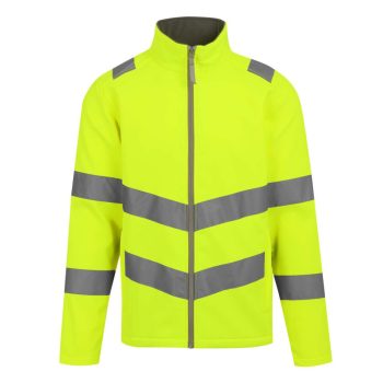   Regatta RETRA712 HI-VIS PRO CONTRACT ABLAZE 2 LAYER SOFTSHELL JACKET (CLASS 3) S