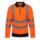 Regatta RETRS192 PRO HI-VIS LS POLO SHIRT 2XL