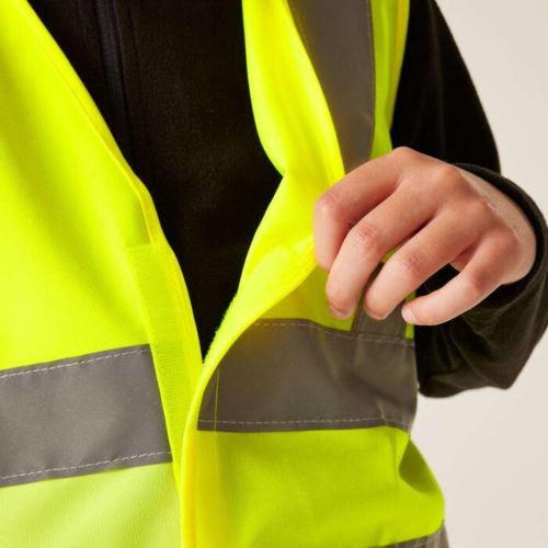 Regatta RETRS250 HI-VIS PRO JUNIOR VEST 11/12