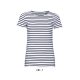 SOL'S SO01399 SOL'S MILES WOMEN - KEREKNYAKÚ CSÍKOS PÓLÓ 2XL