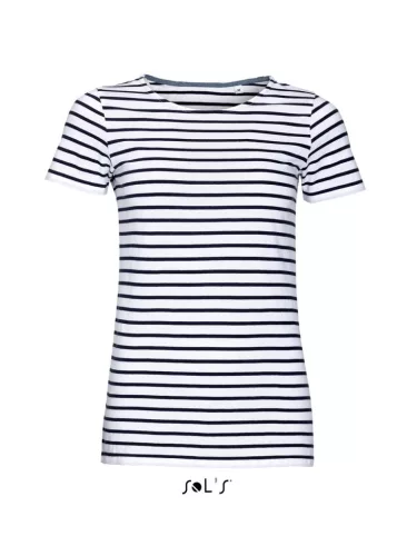 SOL'S SO01399 SOL'S MILES WOMEN - KEREKNYAKÚ CSÍKOS PÓLÓ XS