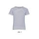 SOL'S SO01400 SOL'S MILES KIDS' - ROUND NECK STRIPED T-SHIRT 10A