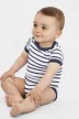 SOL'S SO01401 SOL'S MILES BABY - STRIPED BODYSUIT 3/6M