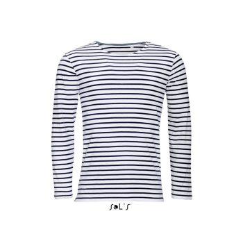   SOL'S SO01402 SOL'S MARINE MEN - HOSSZÚ UJJÚ CSÍKOS PÓLÓ S