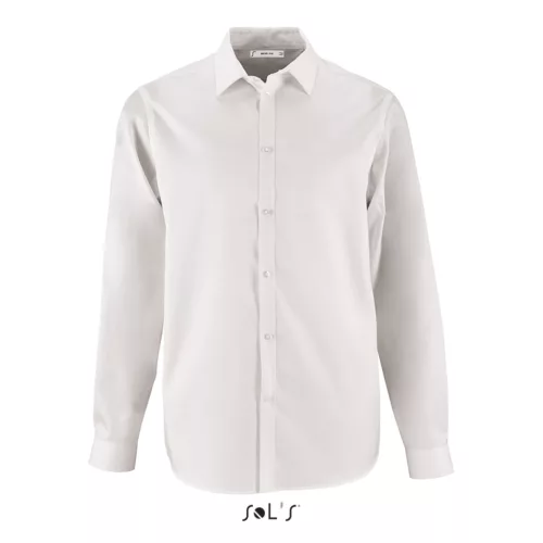 SOL'S SO02102 SOL'S BRODY MEN - HERRINGBONE SHIRT M