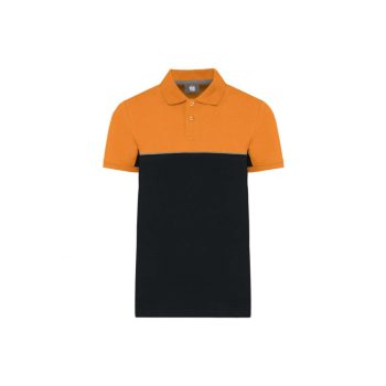   Designed To Work WK210 UNISEX ECO-FRIENDLY TWO-TONE SHORT SLEEVE POLO SHIRT XS