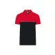 Designed To Work WK210 UNISEX ECO-FRIENDLY TWO-TONE SHORT SLEEVE POLO SHIRT M