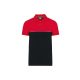 Designed To Work WK210 UNISEX ECO-FRIENDLY TWO-TONE SHORT SLEEVE POLO SHIRT S