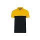 Designed To Work WK210 UNISEX ECO-FRIENDLY TWO-TONE SHORT SLEEVE POLO SHIRT S