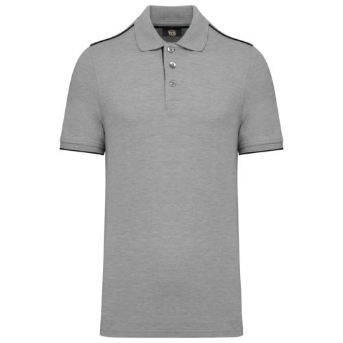 Designed To Work WK270 FÉRFI RÖVID UJÚ KONTRASZTOS DAYTODAY PÓLÓING 3XL