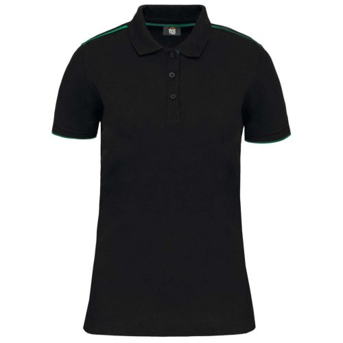 Designed To Work WK271 LADIES' SHORT-SLEEVED CONTRASTING DAYTODAY POLO SHIRT 3XL