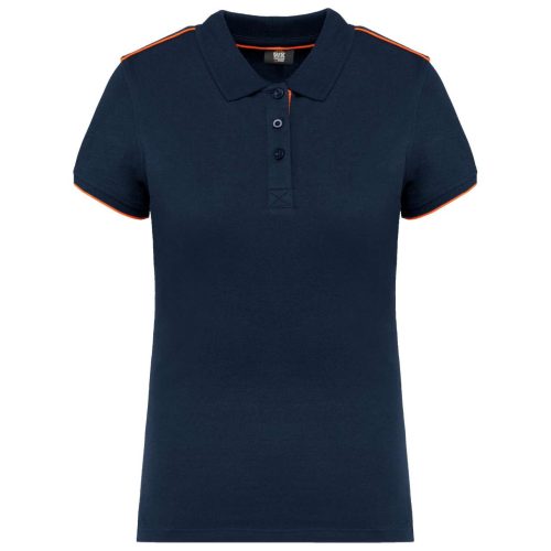 Designed To Work WK271 LADIES' SHORT-SLEEVED CONTRASTING DAYTODAY POLO SHIRT L