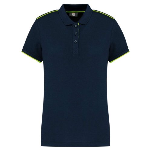 Designed To Work WK271 LADIES' SHORT-SLEEVED CONTRASTING DAYTODAY POLO SHIRT M