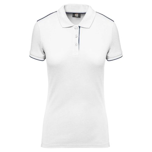 Designed To Work WK271 LADIES' SHORT-SLEEVED CONTRASTING DAYTODAY POLO SHIRT L