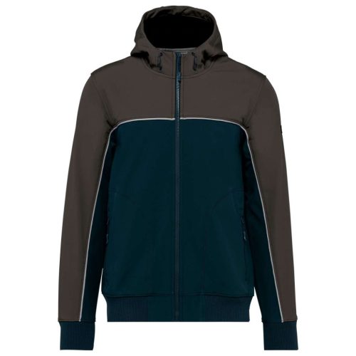 Designed To Work WK450 UNISZEX HÁROMRÉTEGŰ KÉT SZÍNŰ BIONIKUS BEVONATTAL ELLÁTOTT SOFTSHELL DZSEKI 3XL
