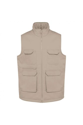Designed To Work WK607 UNISEX PADDED MULTI-POCKET POLYCOTTON VEST 4XL