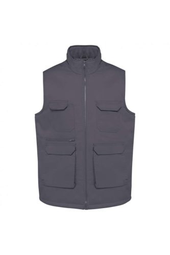 Designed To Work WK607 UNISEX PADDED MULTI-POCKET POLYCOTTON VEST XL