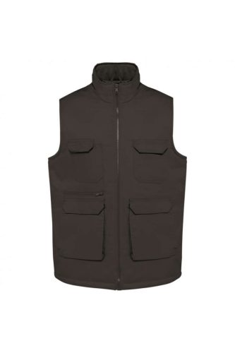 Designed To Work WK607 UNISEX PADDED MULTI-POCKET POLYCOTTON VEST 4XL
