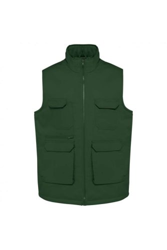 Designed To Work WK607 UNISEX PADDED MULTI-POCKET POLYCOTTON VEST 4XL