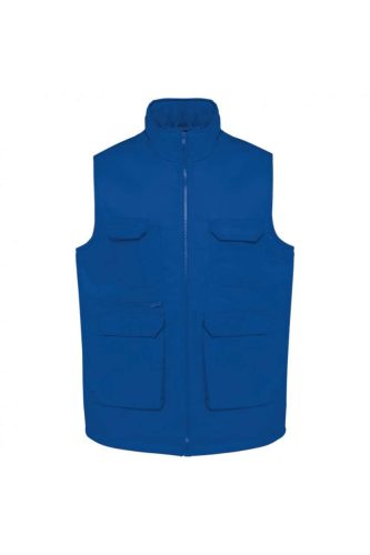 Designed To Work WK607 UNISEX PADDED MULTI-POCKET POLYCOTTON VEST XS