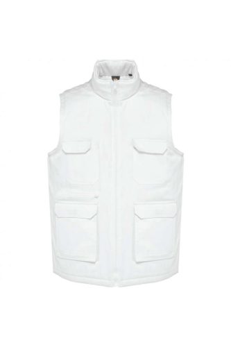 Designed To Work WK607 UNISZEX BÉLELT TÖBBZSEBES POLYCOTTON MELLÉNY S