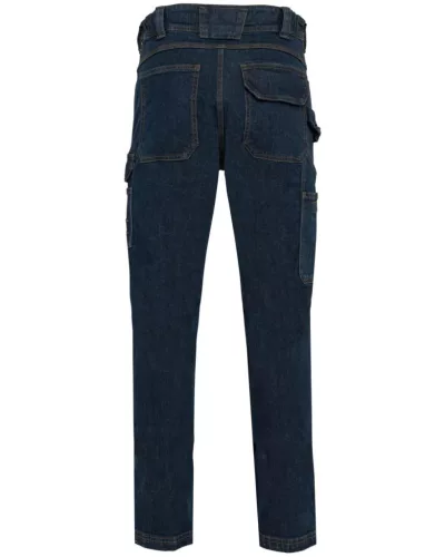 Designed To Work WK705 FÉRFI TÖBBZSEBES DENIM NADRÁG 36
