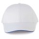 Designed To Work WKP145 OEKOTEX CERTIFIED 6 PANELS CAP WITH SANDWICH PEAK U