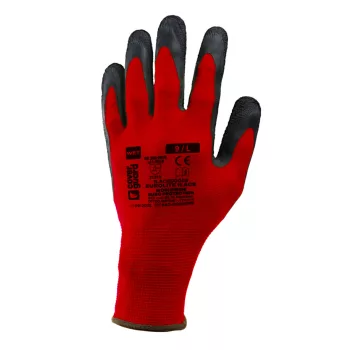 EUROLITE 1LACE PIROS KESZTYŰ TENYERÉN FEKETE LATEX_07