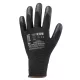 Gants EUROLITE 13P110 J13 PE noir end. PU noir T8