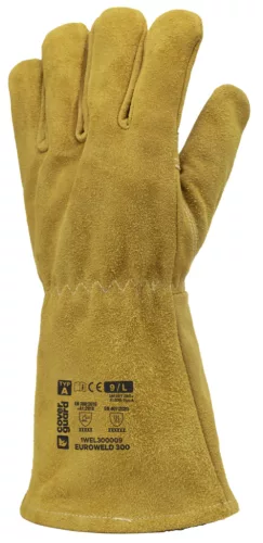 EUROWELD 300 ARANY SZÍNŰ MARHAHASÍTÉK HEGESZTŐ KESZTYŰ_10