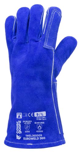 EUROWELD 360 KÉK MARHAHASÍTÉK HEGESZTŐ KESZTYŰ_09