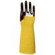 KÖTÖTT SÁRGA KEVLAR KARVÉDŐ, HŐ- ÉS VÁGÁSBIZTOS_36 CM