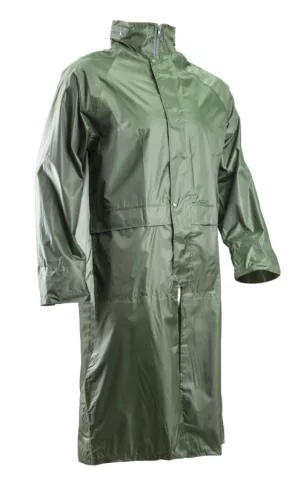 Manteau de pluie PVC nylon vert  TXXXL