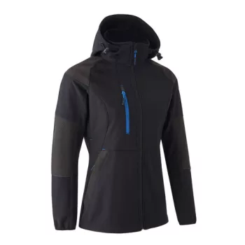 ANTILOPE Veste softshell femme Noir Bleu taille L