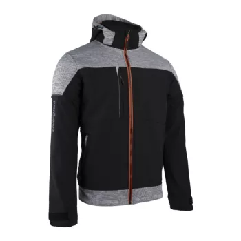 BANJO Veste Softshell GRS Noire/Citrouille taille L