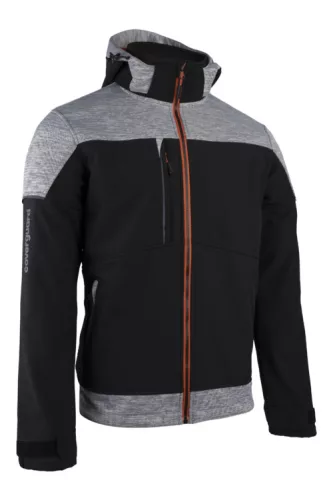 BANJO Veste Softshell GRS Noire/Citrouille taille 3XL