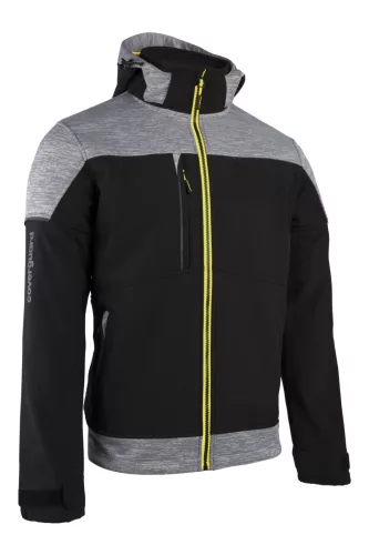 BANJO Veste Softshell GRS Noire/Lime taille M