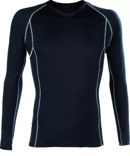 BODYWARMER FEKETE JÉGERFELSŐ, HOSSZÚ UJJÚ_M