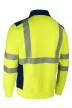 FRISS Sweat thermique Jaune HV Marine taille M