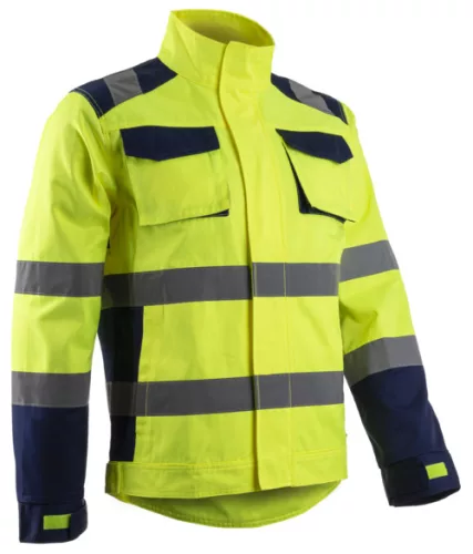 HIBANA Veste Jaune HV Marine taille 0XL