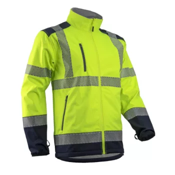 Veste KAZAN SOFTSHELL , Jaune HV S.XL