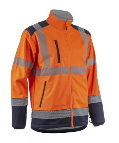 KAZAN SOFTSHELL Orange HV Marine taille 00S