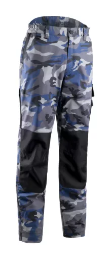 KAMMO Pantalon Camouflage Bleu Gris taille 00S