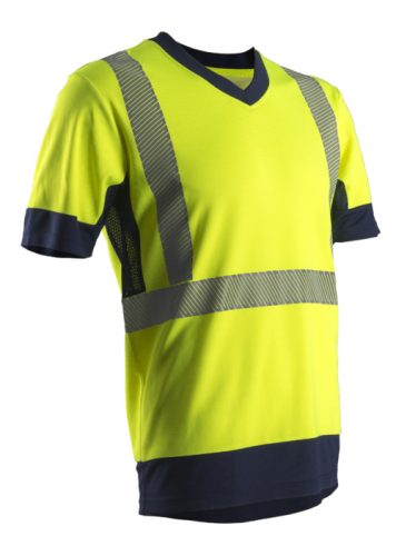 KOMO II HI-VIZ SÁRGA RÖVID UJJÚ PÓLÓ CO/PES GRS_4XL
