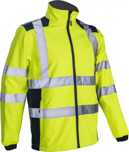 KANPA Veste softshell Jaune HV Marine taille 0XL