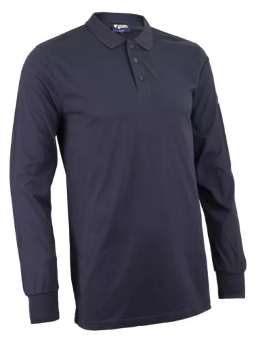 LAURITS SÖTÉTKÉK, LÁNGÁLLÓ HOSSZÚ UJJÚ PÓLÓ_2XL