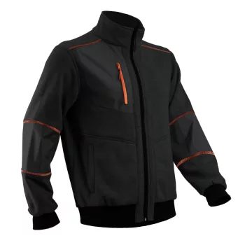 Veste thermique MIKAN noir orange_L