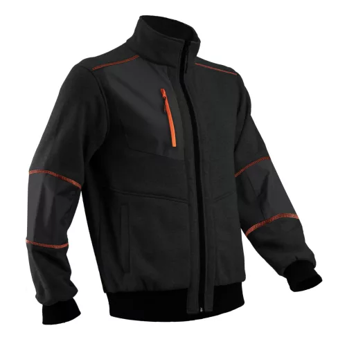 Veste thermique MIKAN noir orange_XL