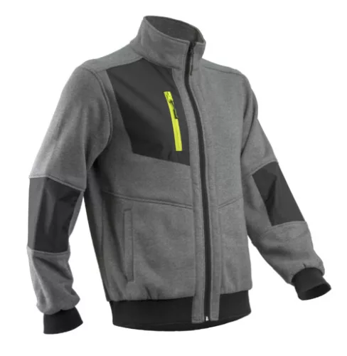 Veste thermique MIKAN gris chiné S.2XL